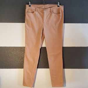 LOFT Dusty Pink Modern Skinny Corduroy Pants